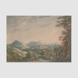Landschaftslandschaft Seidenpapier