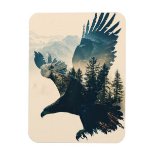Landschaftsmagnet des majestätischen Pferdewaldes Magnet
