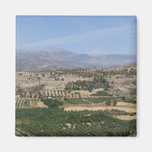 Landschaftsmagnet Kreta Magnet (Vorne)