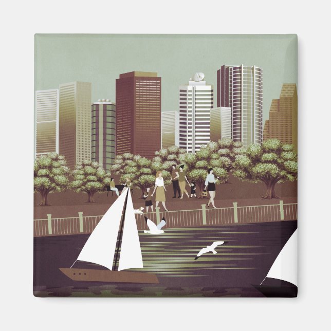 Landschaftsmagnet Magnet (Vorne)