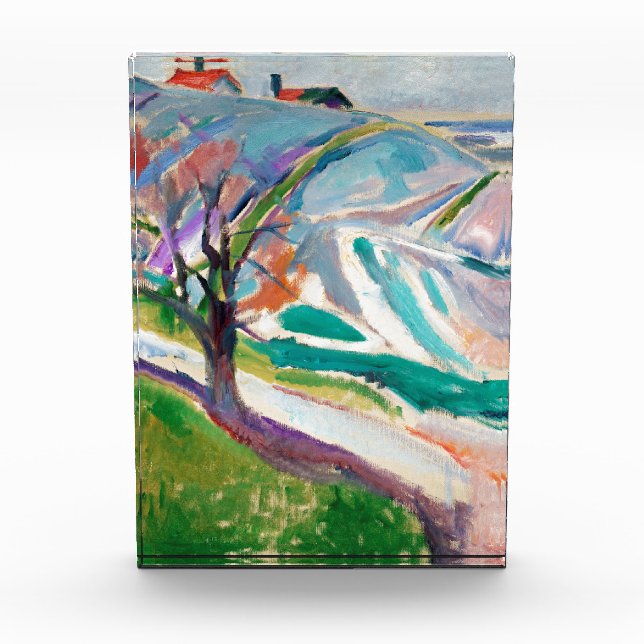 Landschaftsmalerei Edward Munch Fotoblock (Vorderseite)