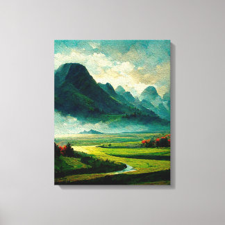 Landschaftsmalerei Leinwand Malerei Wand Kunst