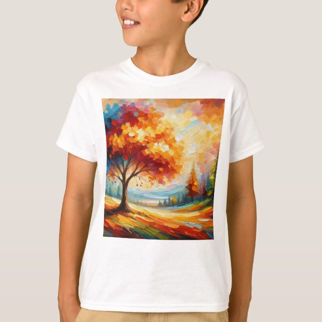 Landschaftsmalerei mit hellen Farben-96771 T-Shirt (Vorderseite)
