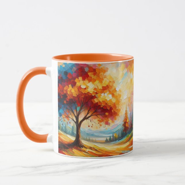 Landschaftsmalerei mit hellen Farben-96771 Tasse (Links)