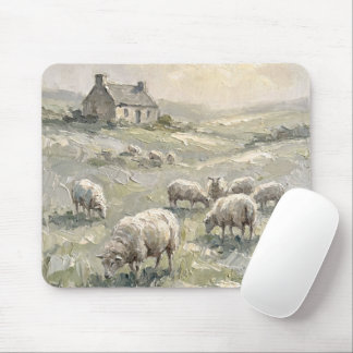 Landschaftsmauspad im Stil eines rustikalen Bauern Mousepad