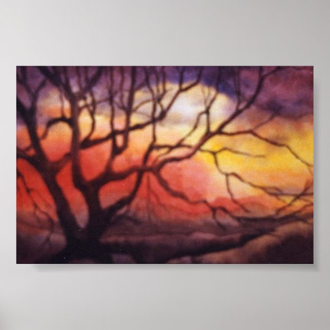 Landschaftspatch Poster (Vorne)