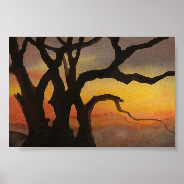 Landschaftspatch Poster (Vorne)