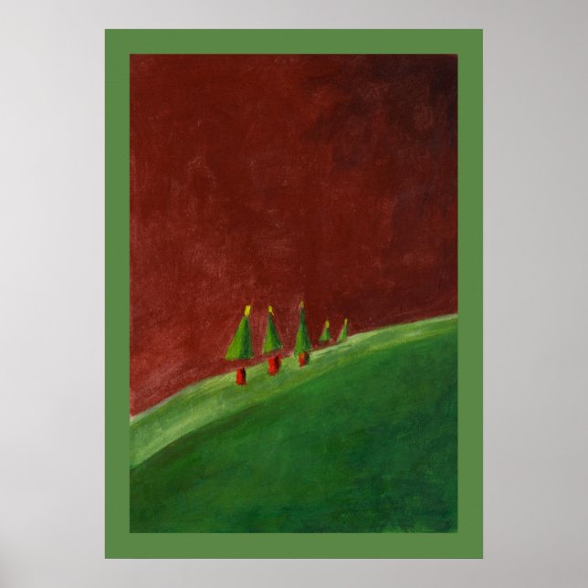 Landschaftspflege Frohen Festtage Poster (Vorne)