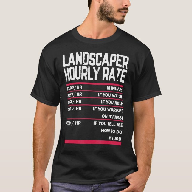 Landschaftspflege Rasenmäher für Landschaftsschutz T-Shirt (Vorderseite)