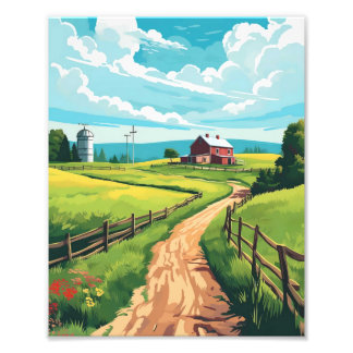 Landschaftspopster Fotodruck