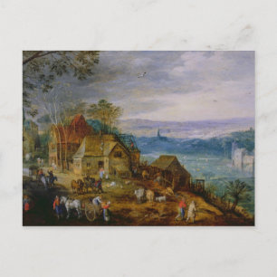 Landschaftsszene Postkarte