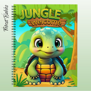 Landschildkröte Einzigartige Box Turtle Woodland W Notizbuch