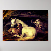 Landseer: Die arabischen Zelt-Pferde