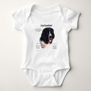 Landseer Neufundland Geschichte, I Liebe neu Baby Strampler