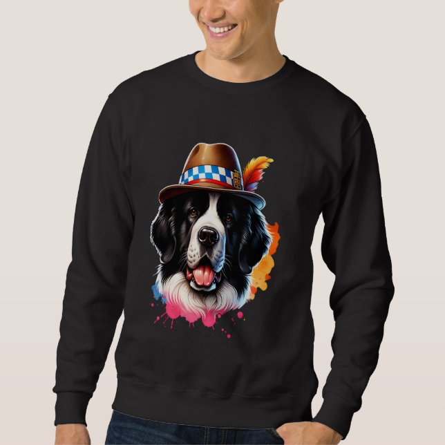 Landseer Newfundland Dog Sweatshirt (Vorderseite)