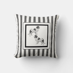Landseer Newfundland Throw Pillow Kissen