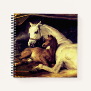 Landseer Pferde Notizbuch