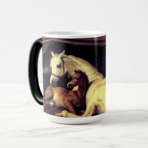 Landseer Pferde Verwandlungstasse
