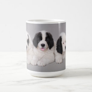 Landseer Welpe Tasse