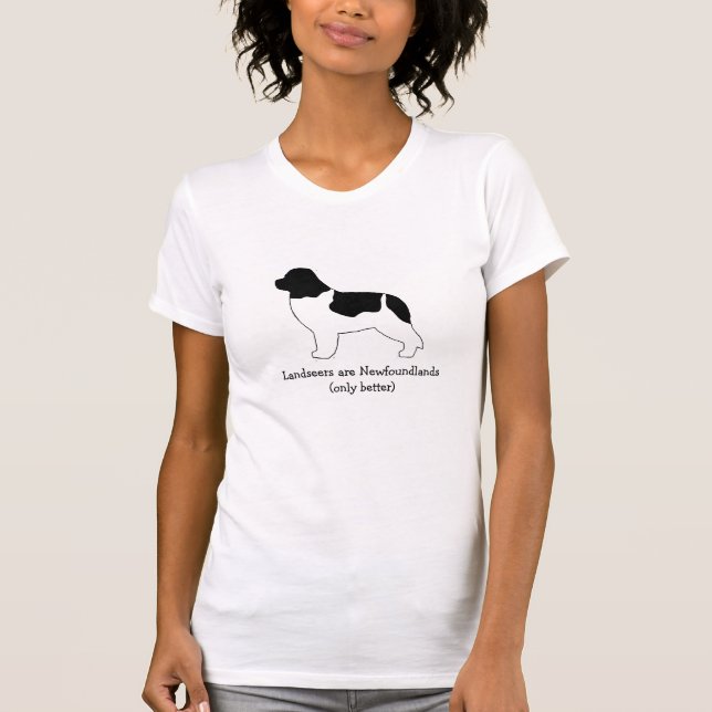 Landseers sind Newfoundlands T-Shirt (Vorderseite)
