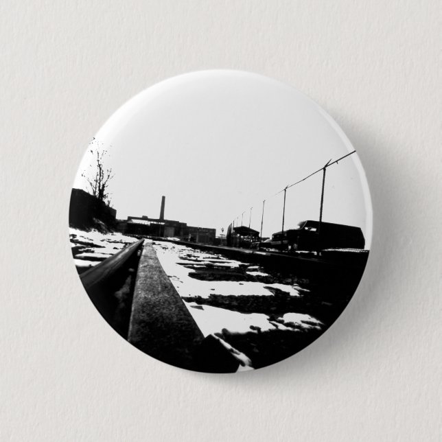 Landsicht auf Straßenbahnen Button (Vorderseite)