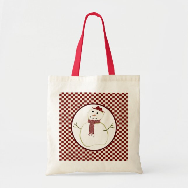 Landsnowman-Taschen-Tasche Tragetasche (Vorne)