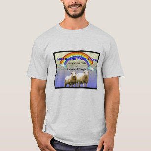 Landspitzen-Park-Bauernhof Poltroonish Sheeple T-Shirt