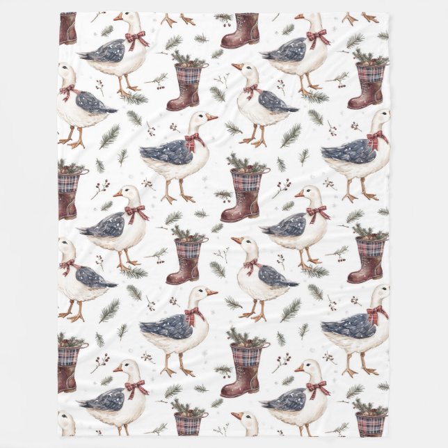 Landstiefel Gans Fleecedecke (Vorderseite)