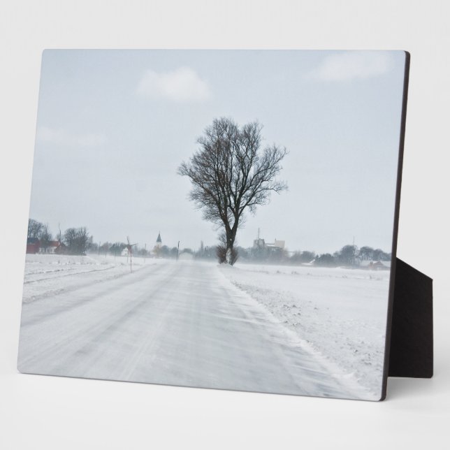 Landstraße Fotoplatte (Seite)