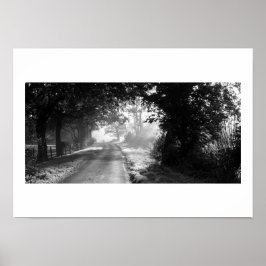 Landstraße in Cheshire Poster