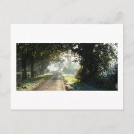 Landstraße in Cheshire Postkarte