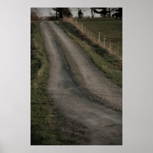 Landstraße nehmen Sie Zuhause Print Poster (Vorne)