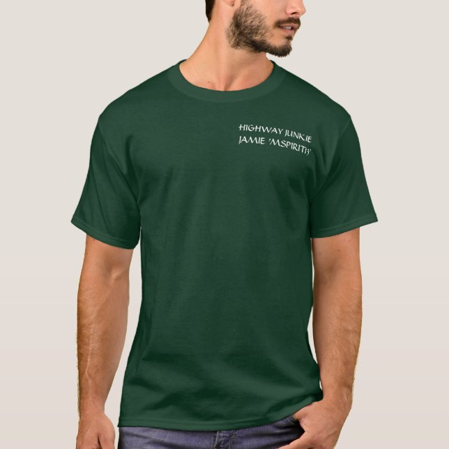 LANDSTRASSEN-JUNKIE T-Shirt (Vorderseite)