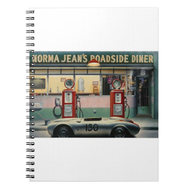 Landstraßen-Kalender Girl.tif des Notizblock (Vorderseite)