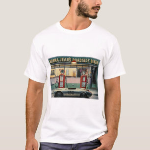 Landstraßen-Kalender Girl.tif des T-Shirt