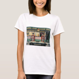 Landstraßen-Kalender Girl.tif des T-Shirt