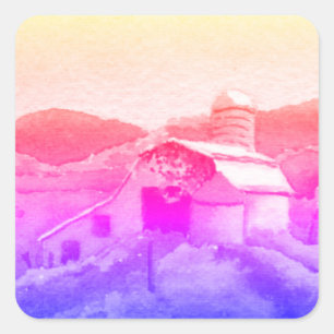 Landstraßen Landschaft und Natur Sticker