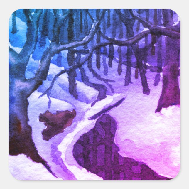 Landstraßen Landschaft und Natur Sticker (Vorderseite)