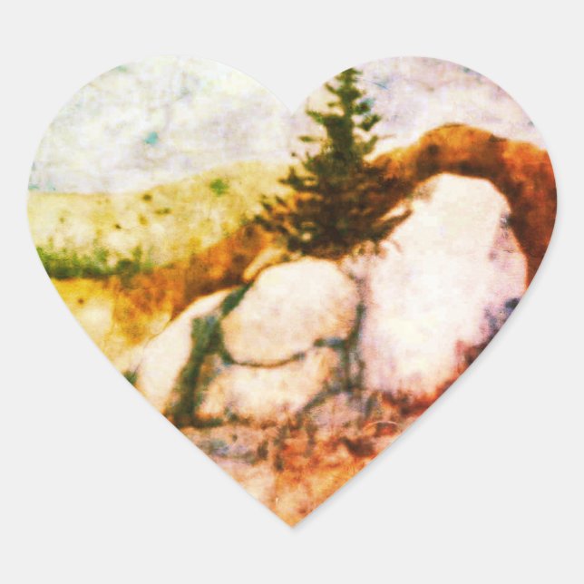 Landstraßen Landschaft und Natur Sticker (Vorderseite)