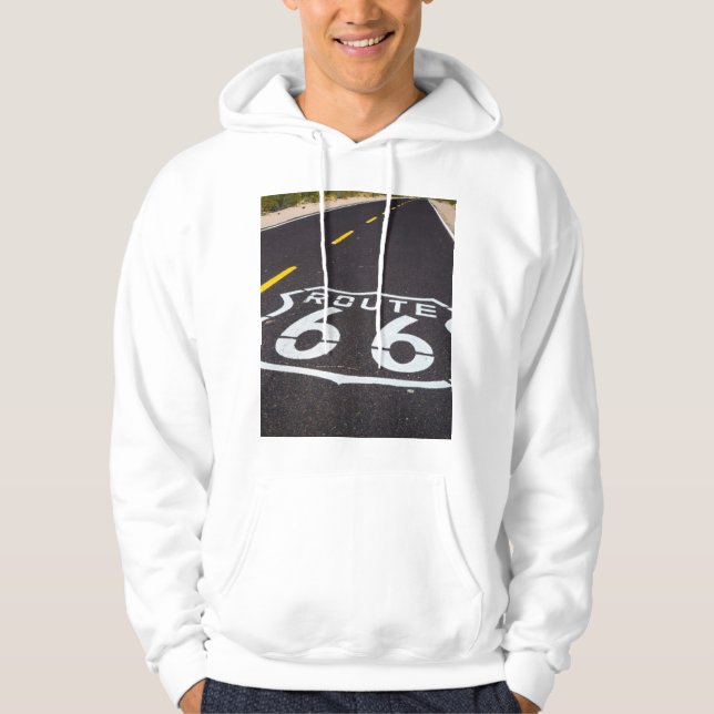 Landstraßenmarkierung des Weges 66, Arizona Hoodie (Vorderseite)