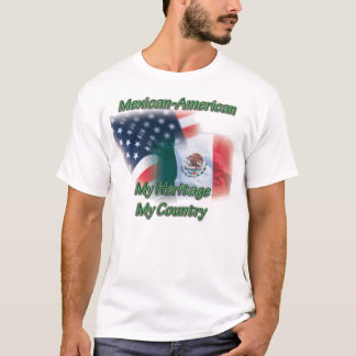 Landt-shirt der Männer Mexikanisches-Amerian Erb T-Shirt