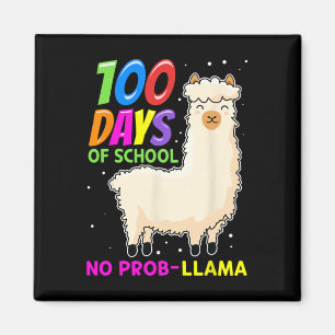 Landtiere - 100 Tage Schule Nr. Prob-Lama Magnet