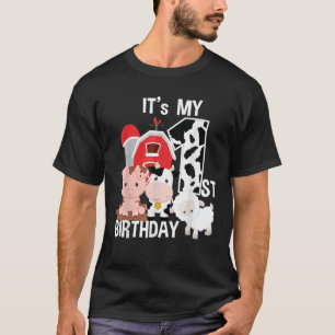 Landtiere 1 Jahr alt Es ist mein 1. Geburtstag Par T-Shirt