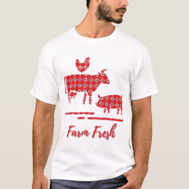 Landtiere Bandana Print T - Shirt