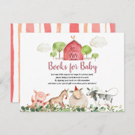 Landtiere Barnyard Bücher für Baby Postkarte