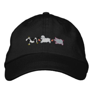 Landtiere Bestickte Kappe