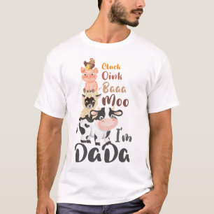 Landtiere Geburtstagsfamilie Matching Dada Vater T-Shirt