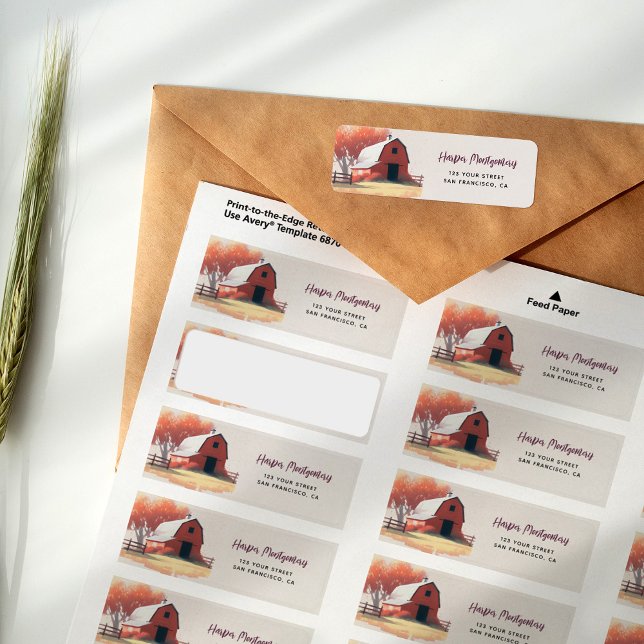 Landtiere Geburtstagspartei Rücksendeadresse (Von Creator hochgeladen)