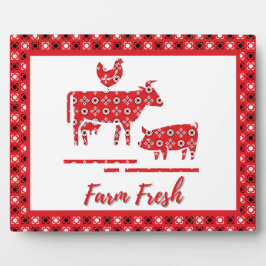 Landtiere Landtiere Bandana Print Fotoplatte