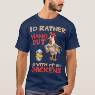 Landtiere Lover Hen Bauer Landwirtschaftliches Häh T-Shirt